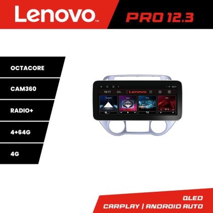 Navigatie Hyundai I20 2011-2014 manual si automat Lenovo PRO 4+64 12.3 inch qled android 4G DSP gps internet  Kit-i20-2012
