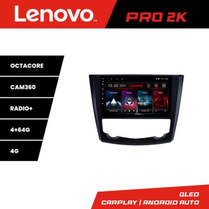 Navigatie Renault Kadjar Lenovo Kit-9030 8 core QLED 2K 4+64 360 Android Waze USB Navigatie Internet Youtube Radio