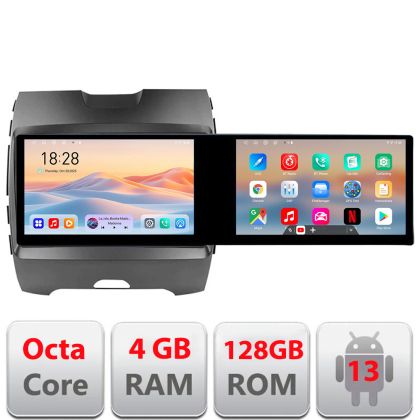 Navigatie Ford Edge 2015-2021 Highline Edotec 8 core 4+128 10.5 inch Incell 1K android Wifi 5Ghz gps internet