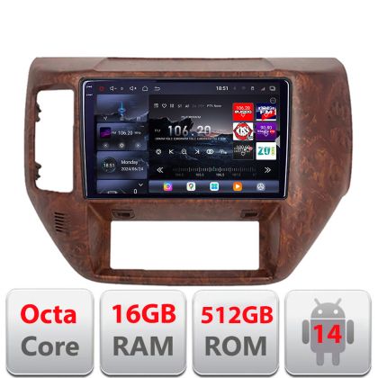 Navigatie Nissan Patrol 2005-2011 Android radio gps internet 8 core QLED 2K 16+512GB 360GB  Edotec