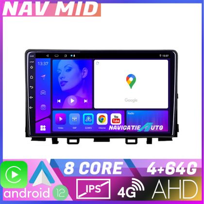 Navigatie Kia Stonic 2016 2020 EDOTEC-LITE Android Ecran 720P Octa Core 4+32 Carplay