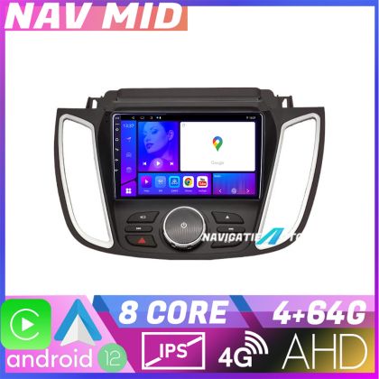 Navigatie Ford Kuga 2015 2020 SYNC2 si SYNC3 EDOTEC-LITE Android Ecran 720P Octa Core 4+32 Carplay
