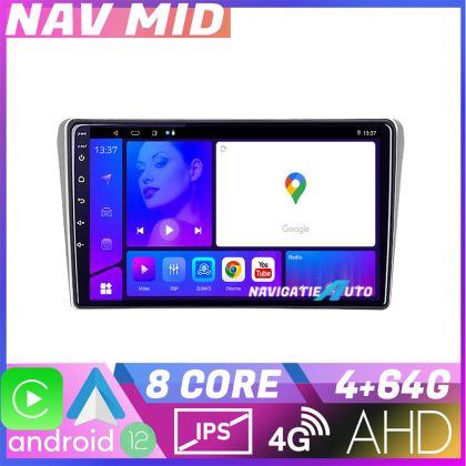 Navigatie Toyota Avensis 2003 2008 KIT avensis03 EDOTEC-LITE Android Ecran 720P Octa Core 4+32 Carplay
