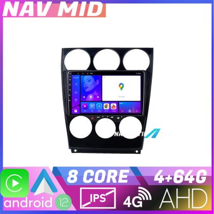 Navigatie Mazda 6 2004 2008 KIT 944 EDOTEC-LITE Android Ecran 720P Octa Core 4+32 Carplay