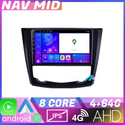 Navigatie Renault Kadjar KIT 9030 EDOTEC-LITE Android Ecran 720P Octa Core 4+32 Carplay