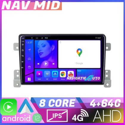 Navigatie Suzuki Grand Vitara Old Octa Core KIT 053 EDOTEC-LITE Android Ecran 720P Octa Core 4+32 Carplay
