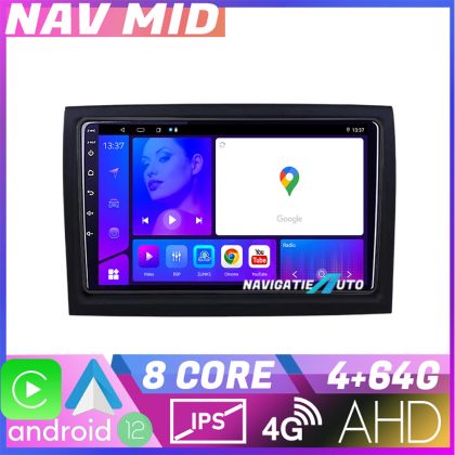 Navigatie Fiat ducato 2006 KIT DUCATO EDOTEC-LITE Android Ecran 720P Octa Core 4+32 Carplay v2