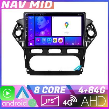 Navigatie Ford Mondeo 2010 2014 KIT MONDEO CLIMA EDOTEC-LITE Android Ecran 720P Octa Core 4+32 Carplay