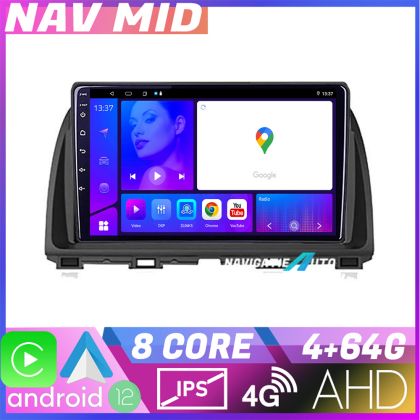 Navigatie Mazda CX 5 2012 2016 KIT 212 EDOTEC-LITE Android Ecran 720P Octa Core 4+32 Carplay