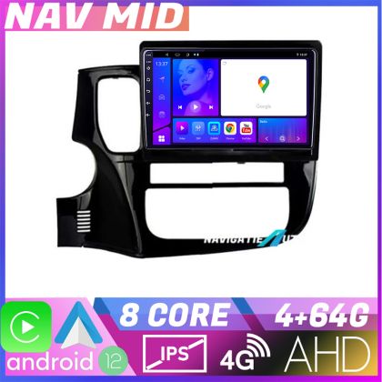 Navigatie Mitsubishi Outlander 2014 KIT 1230 EDOTEC-LITE Android Ecran 720P Octa Core 4+32 Carplay