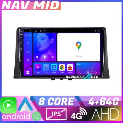 Navigatie Citroen Berlingo 2019 2021 KIT berlingo18 EDOTEC-LITE Android Ecran 720P Octa Core 4+32 Carplay v2