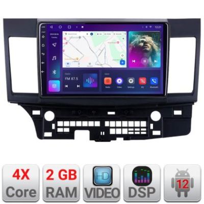 Navigatie Mitsubishi Lancer A-037  2+32 GB Android Waze USB Navigatie Internet Youtube Radio