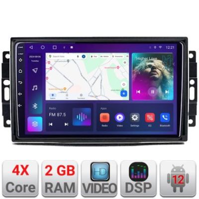 Navigatie Chrysler Jeep A-202  2+32 GB Android Waze USB Navigatie Internet Youtube Radio