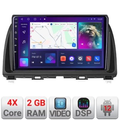 Navigatie Mazda CX-5 2012-2016 A-212  2+32 GB Android Waze USB Navigatie Internet Youtube Radio