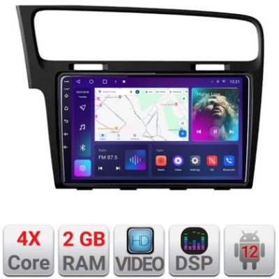 Navigatie VW Golf 7 A-491  2+32 GB Android Waze USB Navigatie Internet Youtube Radio