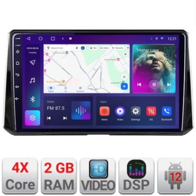 Navigatie Toyota Corolla/Auris 2018- A-388  2+32 GB Android Waze USB Navigatie Internet Youtube Radio