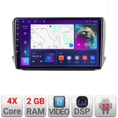 Navigatie Peugeot 208/2008 A-PSA  2+32 GB Android Waze USB Navigatie Internet Youtube Radio