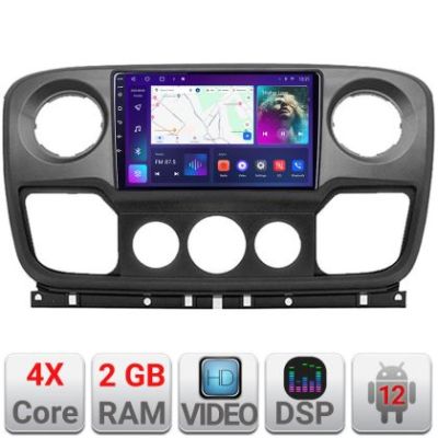 Navigatie Opel Movano, Renault Master 2010-2021 Android radio gps internet 2+32GB 4-Core Kit-movano+EDT-E210v2