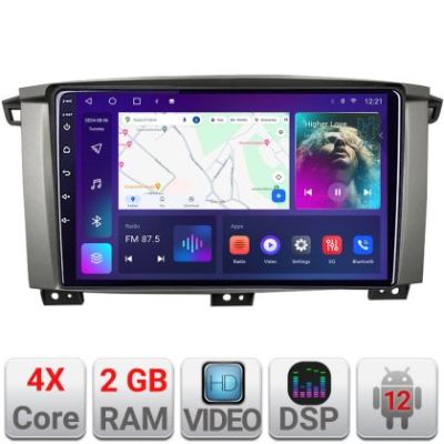 Navigatie Toyota Land Cruiser L100 2002-2006 Android radio gps internet 2+32 KIT-L105+EDT-E210