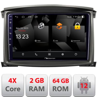 Navigatie Toyota Land Cruiser L100 2002-2006 Android Ecran 720P Quad Core 2+64 carplay android auto