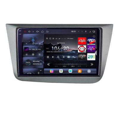 Navigatie Seat Leon 2005-2012 Edotec Kit-leon05 8 core QLED 2K 12+256GB 360 Android Waze USB Navigatie Internet Youtube Radio