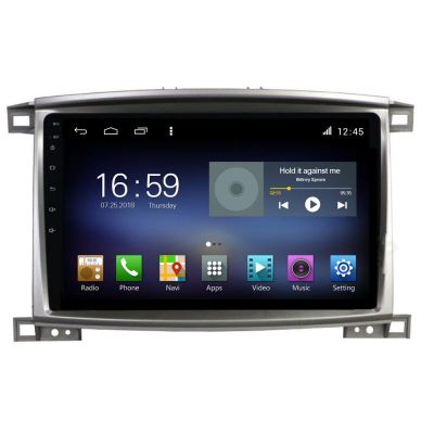 Navigatie Toyota Land Cruiser L100 2002-2008 F-L100 Octa Core cu Android Radio Bluetooth Internet GPS WIFI DSP 8+128GB
