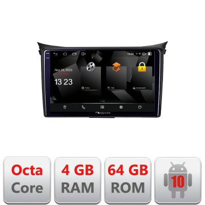 Navigatie Hyundai I30 2011-2016 Android Octa Core 720p 4+64 DSP 360 camera carplay android auto