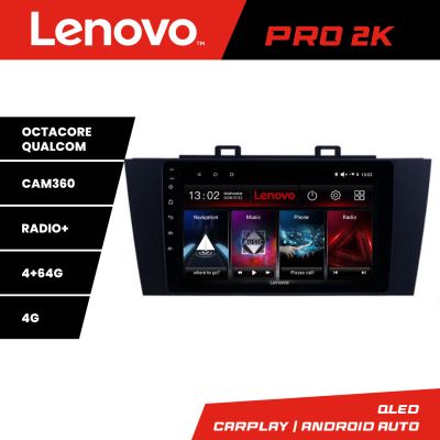 Navigatie Subaru Outback 2014-2019 sau Subaru XV 2017-2018 Lenovo Kit-OUTBACK5 8 core QLED 2K 4+64 360 Android Waze USB Navigatie Internet Youtube Radio