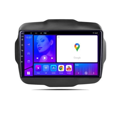 Navigatie Jeep Renegade 2015 2020 KIT 500 EDOTEC-LITE Android Ecran 720P Octa Core 8 128 Carplay
