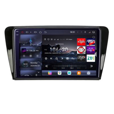 Navigatie Skoda Rapid Seat Toledo 2013+ Android radio gps internet 8 core QLED 2K 12+256GB 360 Edotec