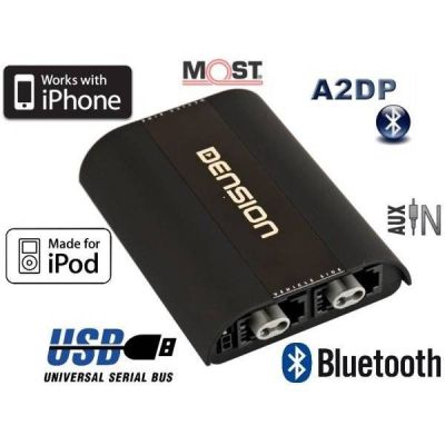 Interfata integrare AUX-In, USB, iPod, iPhone, Bluetooth, DENSION Gateway 500 (Dual FOT) v9