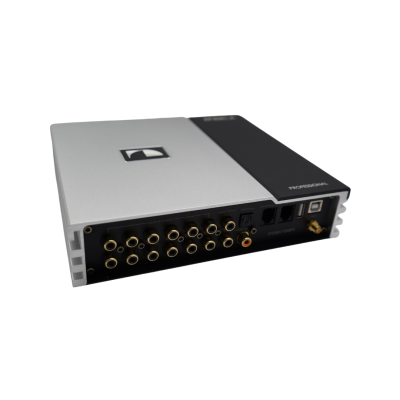 Amplificator cu DSP Nakamichi FDSK730A 920 watts max , 12 canale, 10 amplificate fibră optică, usb, coaxial, Hi-Res, BT,