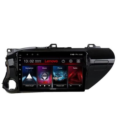 Navigatie Toyota Hilux 2016- Lenovo Kit-TY59 8 core 6+128 GB Android Waze USB Navigatie Internet Youtube Radio