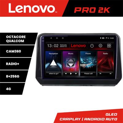 Navigatie Mitsubishi Outlander 2021- Lenovo Qled 2K Octa Core 8+256 360 DSP carplay android auto radio gps internet kit-outlander2023+PRO-2K-10-8+256