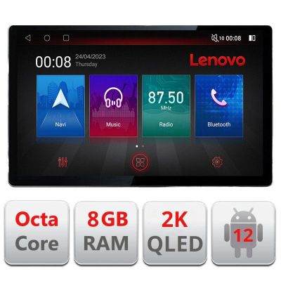 Navigatie VW Polo 2014- N-655 ecran 13" 2K 8+128 Android Waze USB Navigatie 4G 360 Toslink Youtube Radio KIT-65