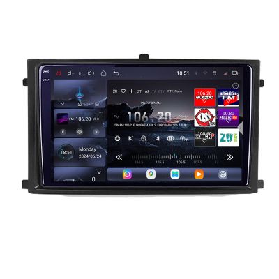 Navigatie Rexton 2019- Edotec Kit-REXTON 8 core QLED 2K 12+256GB 360 Android Waze USB Navigatie Internet Youtube Radio