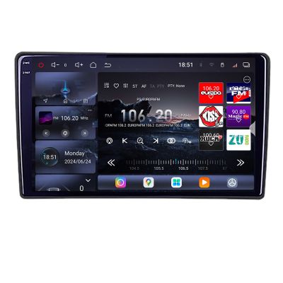 Navigatie Citroen Berlingo 2008-2018 Edotec Kit-berlingo 8 core QLED 2K 12+256GB 360 Android Waze USB Navigatie Internet Youtube Radio