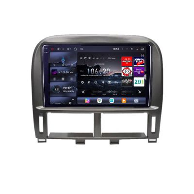 Navigatie Lexus LS 1999-2006 Edotec Kit- LS-99 8 core QLED 2K 12+256GB 360 Android Waze USB Navigatie Internet Youtube Radio