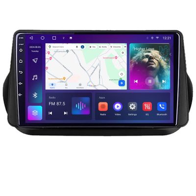 Navigatie Peugeot Bipper, Citroen Nemo, Fiat Qubo 2008-2017 Android ecran Qled 2K Octa core 4+32 Kit-bipper+EDT-E410-2K