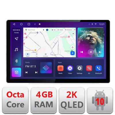 Navigatie dedicata Skoda Fabia 2015- N-541 Edonav ecran 13" 2K 4+32 Android Waze USB Navigatie 4G 360 Toslink Youtube Radio KI