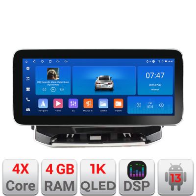 Navigatie Jeep Compass 2021- Edotec Incell 1K 12.3 inch  4+64 carplay android auto radio internet kit-compass2021+EDT-E212-RK+kit-10-9