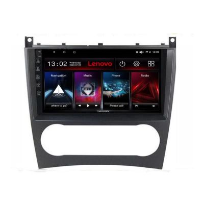 Navigatie Mercedes Clasa C W203 facelift Lenovo Kit-093 cu Android Radio Bluetooth Internet 8 core 6+128GB