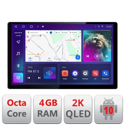 Navigatie dedicata Mercedes GLK 2012-2015 NTG4.5 N-GLK Edonav ecran 13" 2K 4+32 Android Waze USB Navigatie 4G 360 Toslink Yout