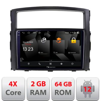 Navigatie Mitsubishi Pajero 5230-452 Android Ecran 720P Quad Core 2+64 carplay android auto