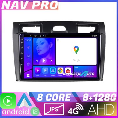 Navigatie Ford Fiesta MK5 2002 2008 EDOTEC-LITE Android Ecran 720P Octa Core 8 128 Carplay