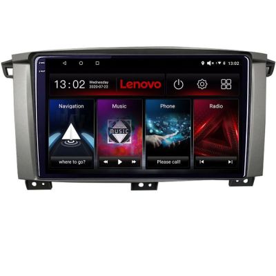Navigatie Toyota Land Cruiser L100 2002-2006 Android radio gps internet 8 core 6+128 Lenovo