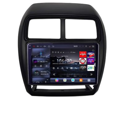 Navigatie Mitsubishi ASX 2017-2021 model facelift Android radio gps internet 8 core QLED 2K 12+256GB 360 Edotec