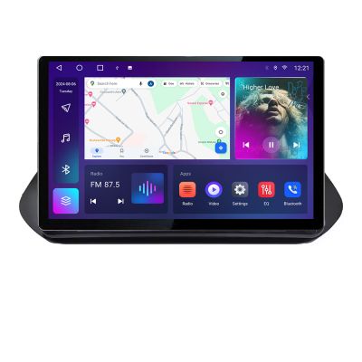 Navigatie Nissan X-trail 2021- Qled 2K Octa Core 4+32 LTE 4G DSP Wifi 5Ghz android auto carplay radio gps internet kit-x-trail-2021+EDT-E413-2K+kit-10-9