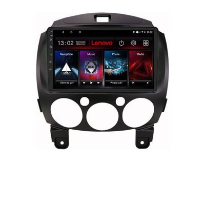 Navigatie Mazda 2 2007-2013 Android radio gps internet 8 core QLED 2K 4+64 360 Lenovo
