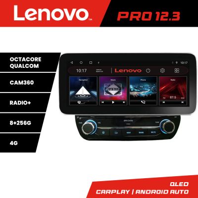 Navigatie dedicata Edonav Ford Fiesta 2020-  Lenovo PRO 8+256 12.3 inch qled android 4G DSP gps internet  Kit-fiesta-2020